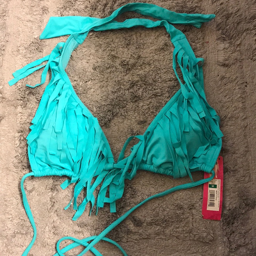 Fringe bikini top